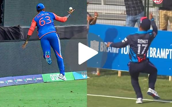 Rohit Turns Into Suryakumar Yadav With Similar-Looking Catch Near Ropes - Watch